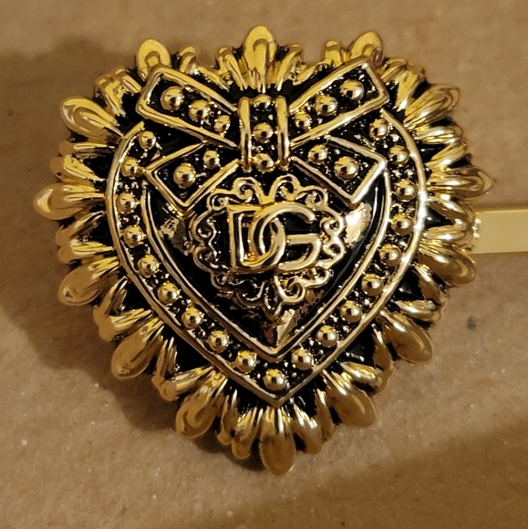 Dolce&Gabbana hairpins Devotion line with applied heart bc 2 - Picture 4 of 4